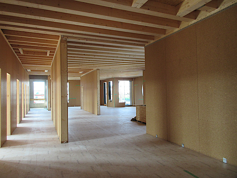 Räume aus Holz im Bau 