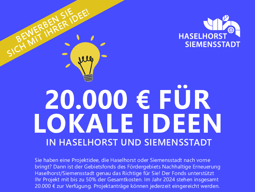 20.000 € für lokale Ideen